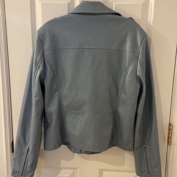 NWOT Vegan Leather Jacket L - Picture 6 of 7